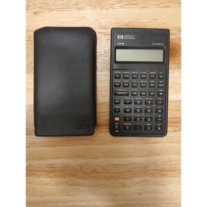 Hewlett Packard HP 10B Business Financial Calculator Slip Cover TESTED See Pics